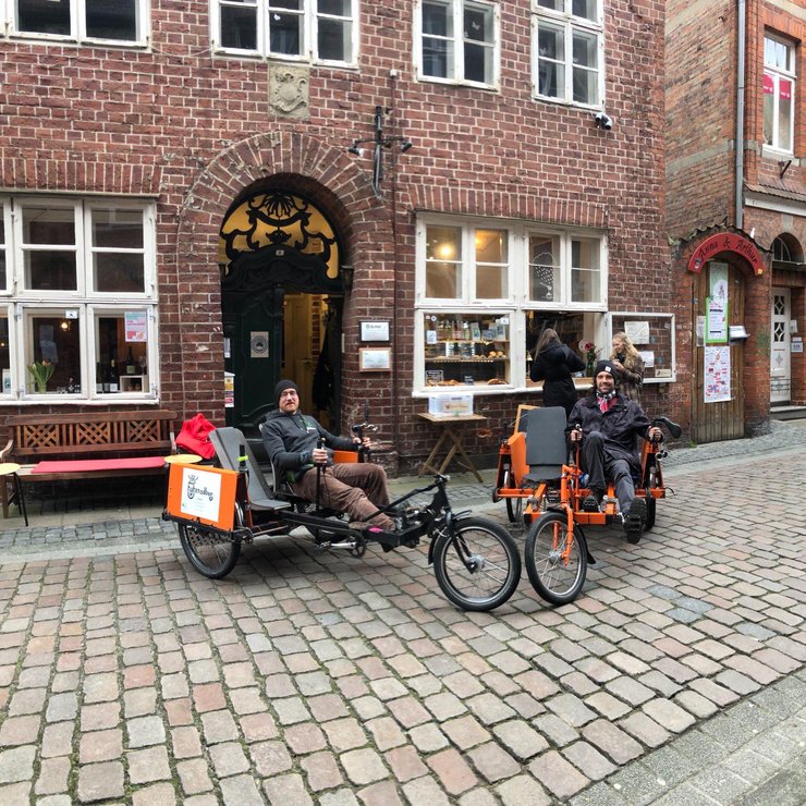 Mit Fahrradbussen durch Lüneburg