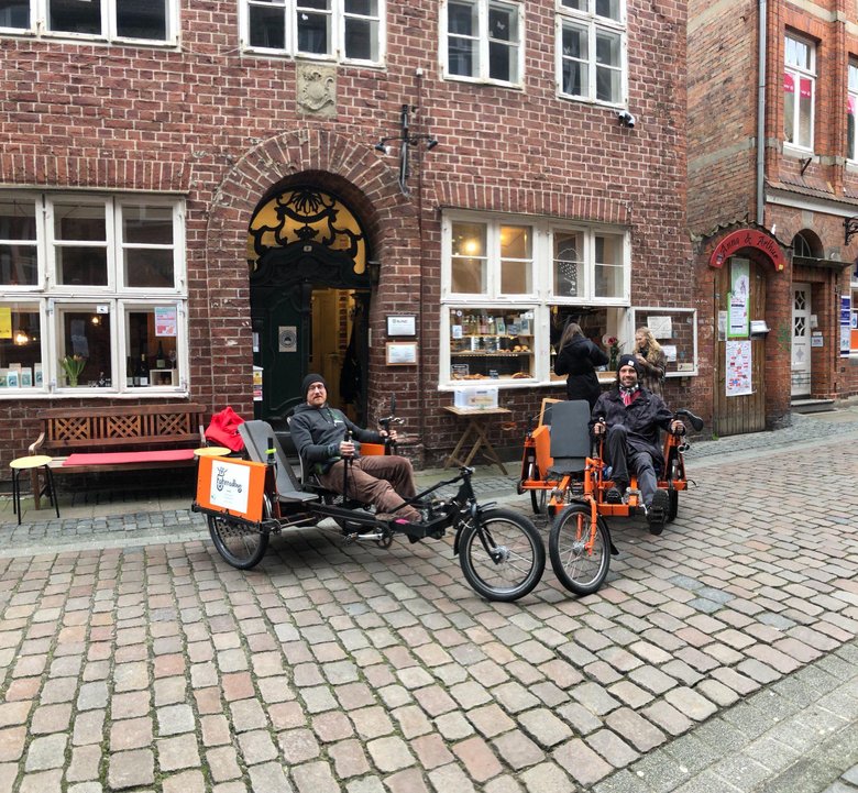 Mit Fahrradbussen durch Lüneburg
